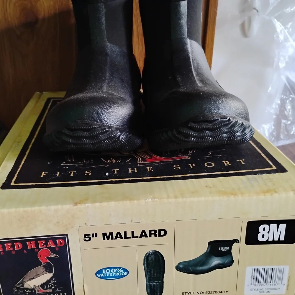 RedHead Black Men's Rain & Snow Boots